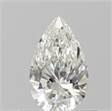 Diamante Natural 0.50 quilates, De pera , Color H, claridad VVS1 y certificado GIA