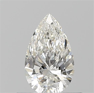 Picture of Natural Diamond 0.50 Carats, Pear with  Cut, H Color, VVS1 Clarity and Certified by GIA