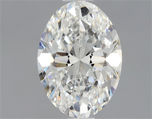 Picture of Natural Diamond 0.90 Carats, Oval with  Cut, F Color, SI1 Clarity and Certified by GIA