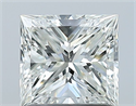 Natural Diamond 1.00 Carats, Princess with  Cut, H Color, VS2 Clarity and Certified by GIA