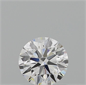 Natural Diamond 0.71 Carats, Round with Excellent Cut, D Color, VVS1 Clarity and Certified by GIA