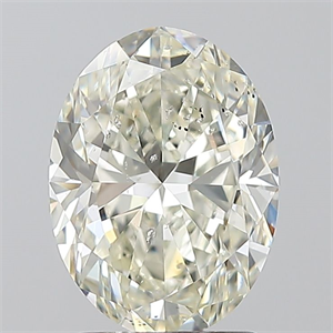 Picture of Natural Diamond 2.01 Carats, Oval with  Cut, K Color, SI2 Clarity and Certified by GIA