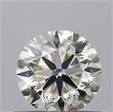 Diamante Natural 0.50 quilates, Redondo , Color K, claridad VVS1 y certificado GIA