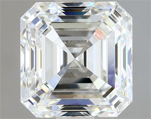 Picture of Natural Diamond 1.30 Carats, Asscher with  Cut, G Color, VS1 Clarity and Certified by GIA