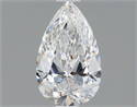 Natural Diamond 0.70 Carats, Pear with  Cut, D Color, IF Clarity and Certified by GIA
