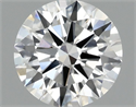 Lab Grown Diamond 1.42 Carats, Round with Excellent Cut, F Color, VS1 Clarity and Certified by IGI