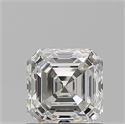 Natural Diamond 1.01 Carats, Asscher with  Cut, I Color, VS1 Clarity and Certified by GIA