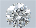 Natural Diamond 0.70 Carats, Round with Excellent Cut, I Color, SI1 Clarity and Certified by GIA