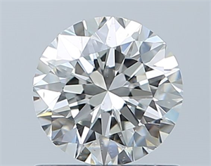 Picture of Natural Diamond 0.70 Carats, Round with Excellent Cut, I Color, SI1 Clarity and Certified by GIA
