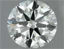 Natural Diamond 0.71 Carats, Round with Excellent Cut, K Color, VVS2 Clarity and Certified by IGI