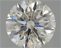 Natural Diamond 0.71 Carats, Round with Excellent Cut, I Color, I1 Clarity and Certified by IGI