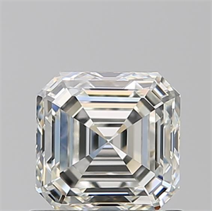 Picture of Natural Diamond 1.01 Carats, Asscher with  Cut, J Color, VVS1 Clarity and Certified by GIA