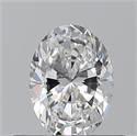 Natural Diamond 0.50 Carats, Oval with  Cut, E Color, VS1 Clarity and Certified by GIA