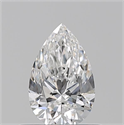 Natural Diamond 0.51 Carats, Pear with  Cut, E Color, VS1 Clarity and Certified by GIA