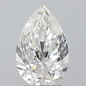 Foto Diamante Natural 2.01 quilates, De pera , Color F, claridad SI1 y certificado GIA de