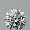 Diamante Natural 0.40 quilates, Redondo , Color F, claridad IF y certificado GIA