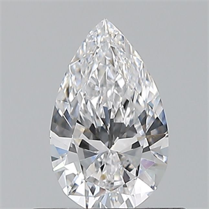 Foto Diamante Natural 0.51 quilates, De pera , Color D, claridad VVS1 y certificado GIA de