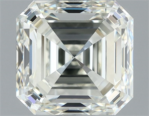 Foto Diamante Natural 1.50 quilates, Asscher , Color I, claridad VVS1 y certificado IGI de