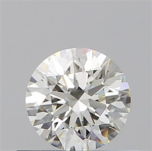 Picture of Natural Diamond 0.45 Carats, Round with Excellent Cut, J Color, VVS2 Clarity and Certified by GIA