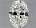 Natural Diamond 1.01 Carats, Oval with  Cut, J Color, VS2 Clarity and Certified by GIA