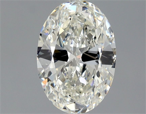Picture of Natural Diamond 1.01 Carats, Oval with  Cut, J Color, VS2 Clarity and Certified by GIA