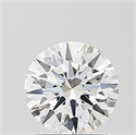 Del inventario de diamantes de laboratorio, 1.23 quilates, Redondo , Color E, claridad VVS2 y certificado IGI