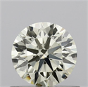 Natural Diamond 0.60 Carats, Round with Excellent Cut, L Color, SI1 Clarity and Certified by IGI