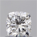 Natural Diamond 0.54 Carats, Cushion with  Cut, D Color, VS1 Clarity and Certified by GIA
