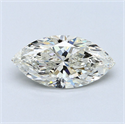 Natural Diamond 3.01 Carats, Marquise with  Cut, K Color, SI1 Clarity and Certified by GIA