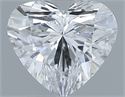Natural Diamond 0.36 Carats, Heart with  Cut, D Color, VS2 Clarity and Certified by GIA