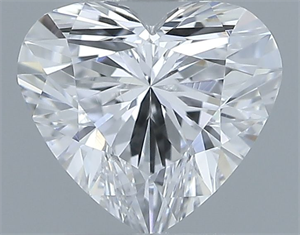 Picture of Natural Diamond 0.36 Carats, Heart with  Cut, D Color, VS2 Clarity and Certified by GIA