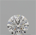 Natural Diamond 0.41 Carats, Round with Excellent Cut, G Color, IF Clarity and Certified by GIA