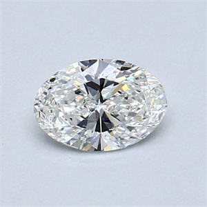 Picture of Natural Diamond 0.43 Carats, Oval with  Cut, F Color, VS2 Clarity and Certified by GIA