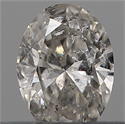 Natural Diamond 0.20 Carats, Oval with  Cut, I Color, SI2 Clarity and Certified by IGI