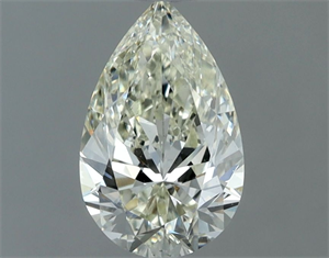 Picture of Natural Diamond 0.70 Carats, Pear with  Cut, J Color, VS2 Clarity and Certified by IGI