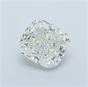 Diamante Natural 0.50 quilates, Del cojín , Color J, claridad VS2 y certificado GIA