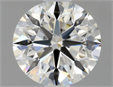 Diamante Natural 0.57 quilates, Redondo , Color J, claridad VVS1 y certificado GIA