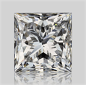 Diamante Natural 0.70 quilates, Princesa , Color E, claridad VS2 y certificado GIA