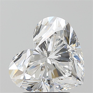Picture of Natural Diamond 2.50 Carats, Heart with  Cut, E Color, SI1 Clarity and Certified by GIA