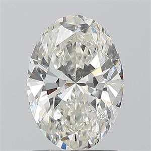 Picture of Natural Diamond 1.20 Carats, Oval with  Cut, I Color, SI2 Clarity and Certified by GIA