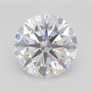 Picture of Lab Grown Diamond 6.47 Carats, Round with Ideal Cut, E Color, IF Clarity and Certified by IGI