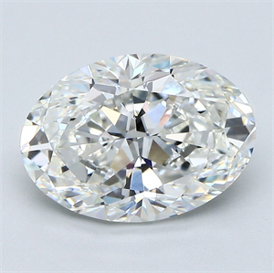 Foto Diamante Natural 3.20 quilates, Ovalado , Color G, claridad VVS2 y certificado GIA de
