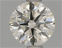 Natural Diamond 0.70 Carats, Round with Excellent Cut, M Color, VVS2 Clarity and Certified by GIA