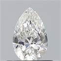 Natural Diamond 0.50 Carats, Pear with  Cut, G Color, VS1 Clarity and Certified by GIA