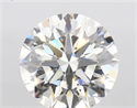Lab Grown Diamond 6.34 Carats, Round with Ideal Cut, G Color, SI1 Clarity and Certified by IGI