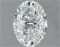 Natural Diamond 1.21 Carats, Oval with  Cut, G Color, VS2 Clarity and Certified by IGI