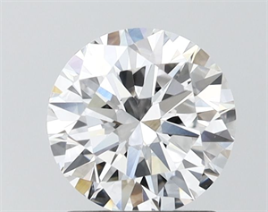 Picture of Lab Grown Diamond 1.50 Carats, Round with Excellent Cut, D Color, VVS2 Clarity and Certified by IGI