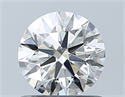 Natural Diamond 0.80 Carats, Round with Excellent Cut, I Color, VVS2 Clarity and Certified by GIA