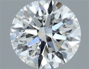 Picture of Natural Diamond 0.70 Carats, Round with Very Good Cut, H Color, VS2 Clarity and Certified by GIA