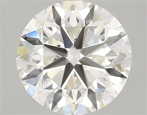 Picture of Natural Diamond 1.02 Carats, Round with Very Good Cut, J Color, VS1 Clarity and Certified by GIA